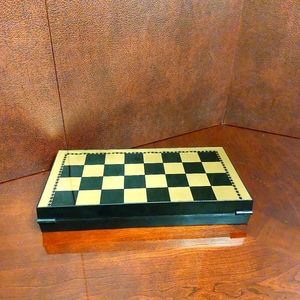 3 in 1 Chess Checkers Backgammon, Magnetic Chess with Folding Case Travel Set